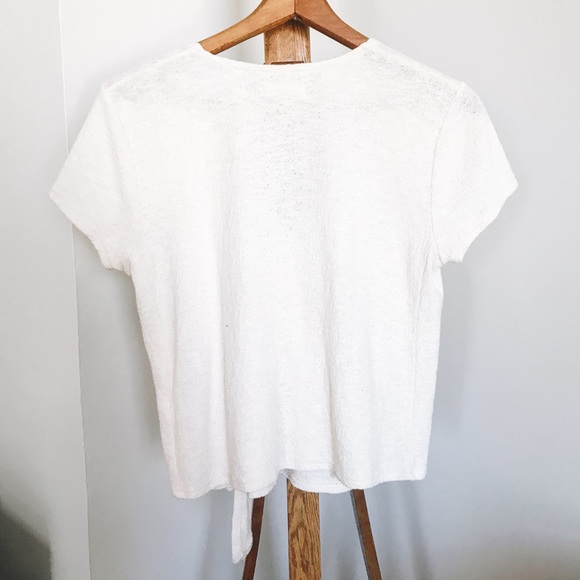 Madewell Cream Crop Top - Picture 4 of 5
